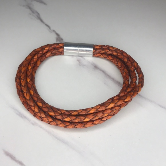 Suki USA brown rope bracelet woven layered - Picture 2 of 3